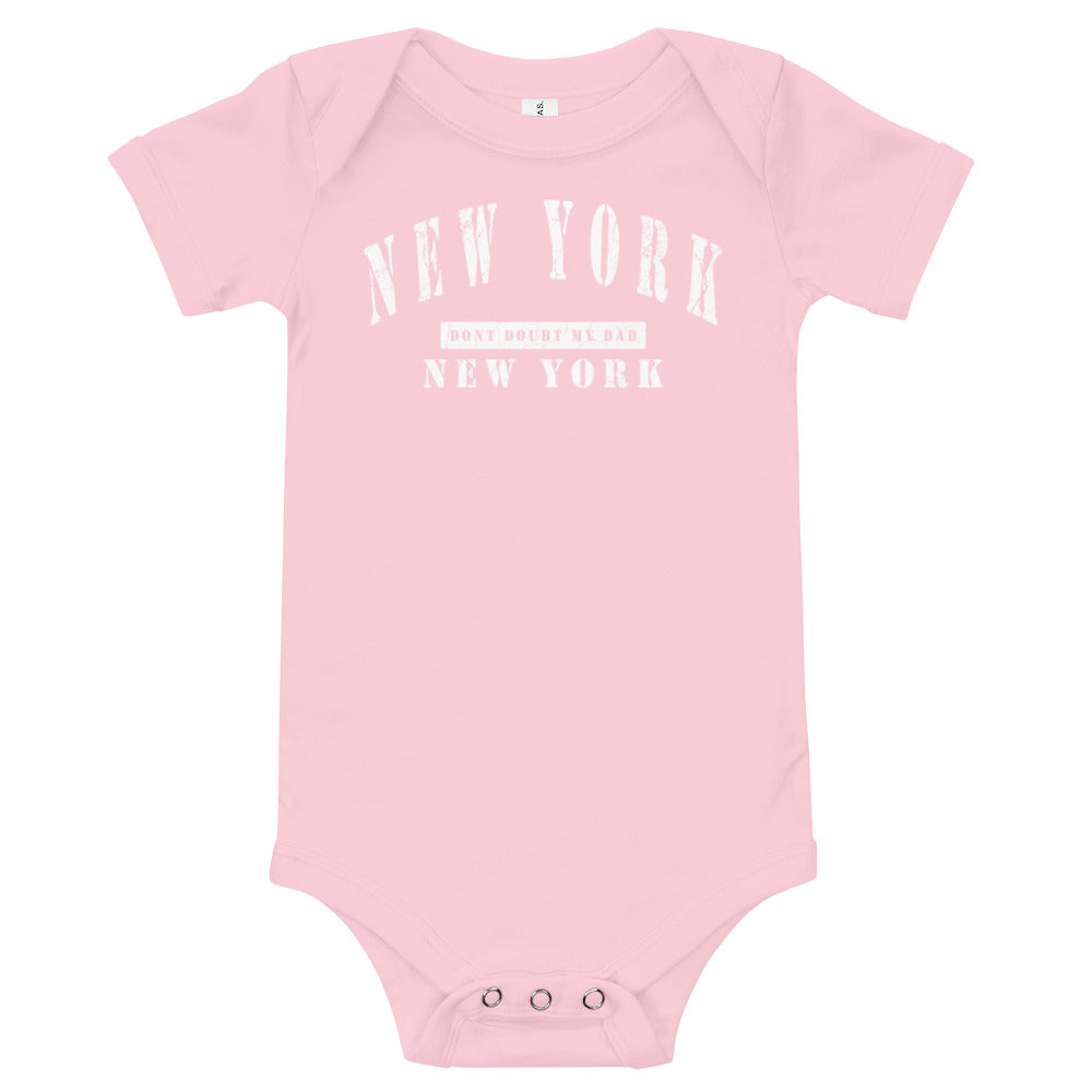 DDMD NYNY Baby Short Sleeve One Piece